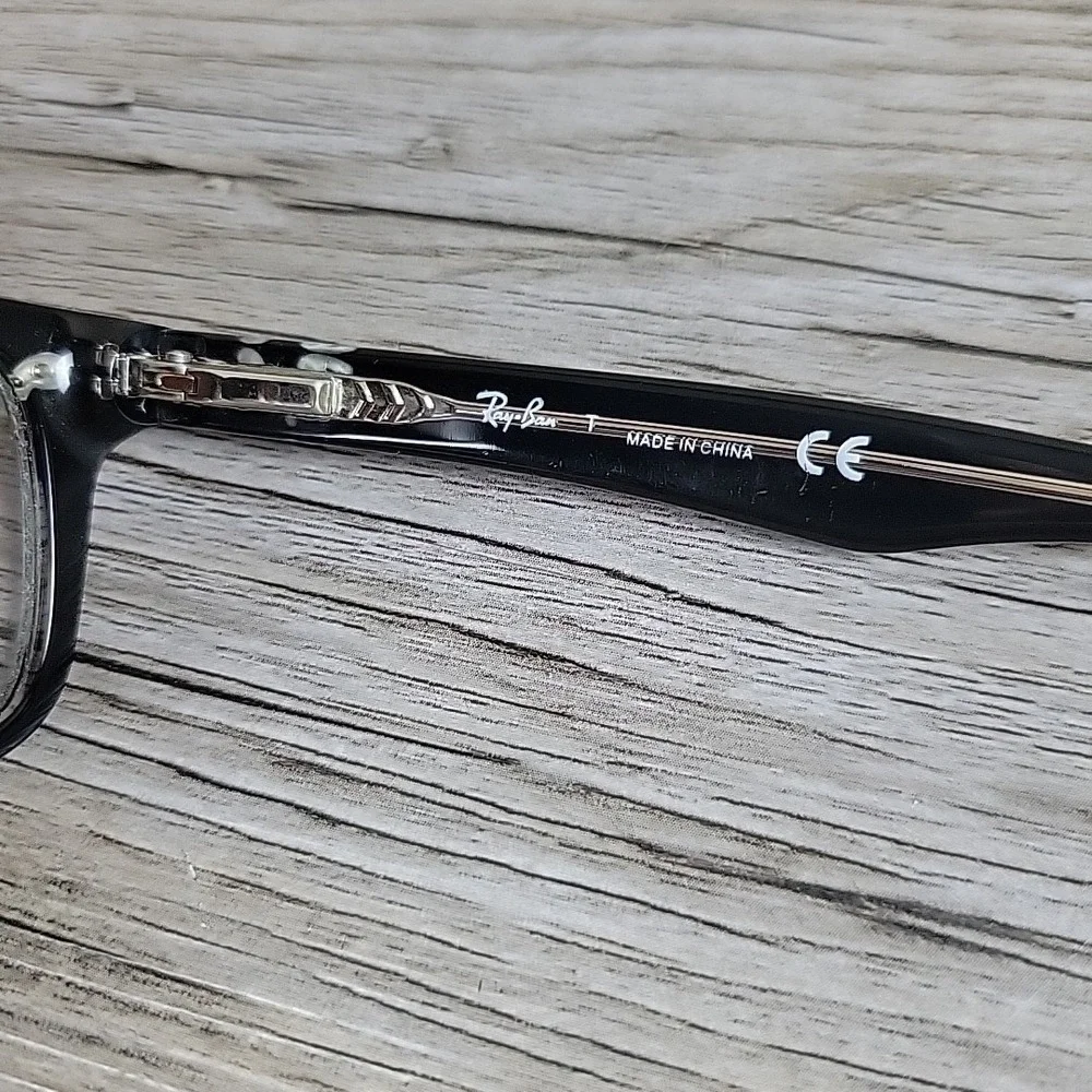 Ray-Ban Kids Eyeglasses Frames RB1531 3529 Black Square Full Rim‎ 46-16 125mm